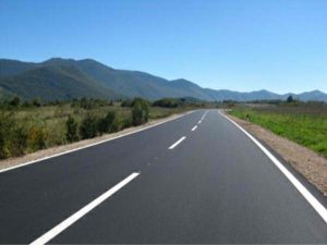 Rehabilitation of a section of the state road